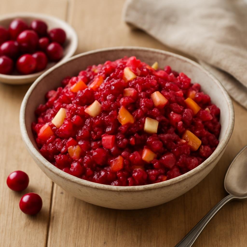 Side Dish: United States – Upper Midwest (Wisconsin) – Wisconsin Cranberry Relish recipe