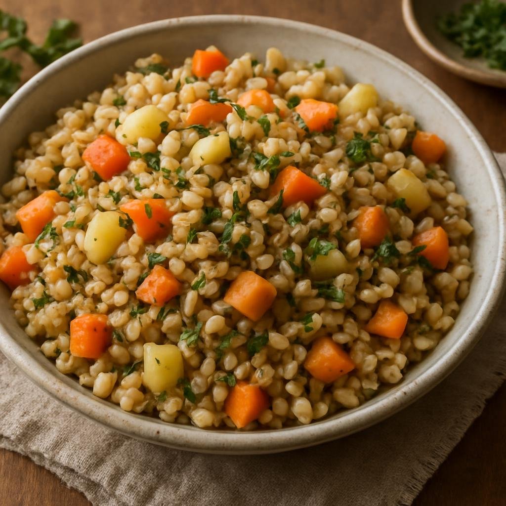 Side Dish: Canada – Canadian Prairies (Saskatchewan) – Saskatchewan Barley Pilaf recipe