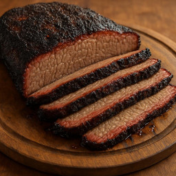 Entree: United States – Texas – Texas-Style Smoked Brisket (Smoked beef brisket, Central Texas style) recipe