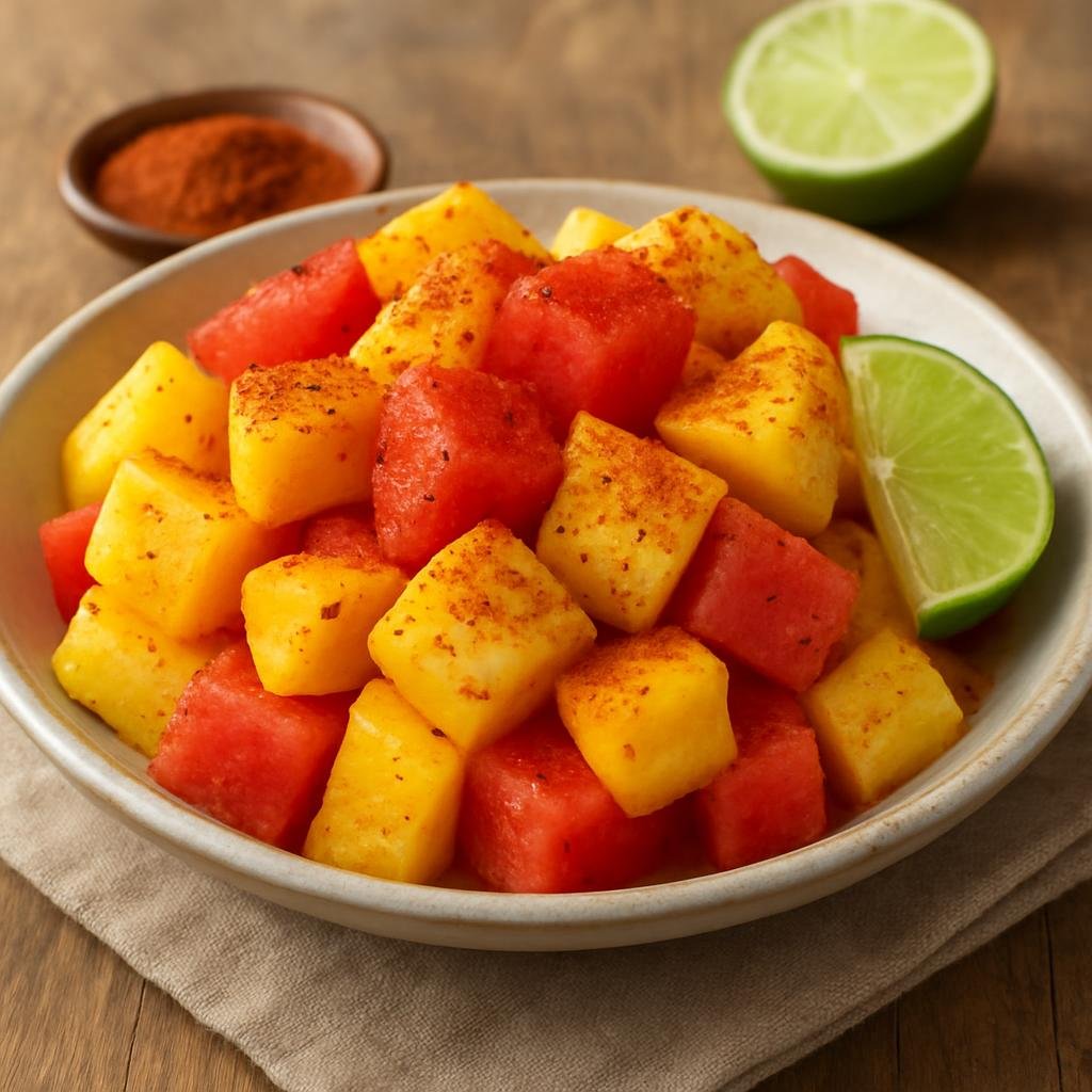 Salad: Mexico – Baja California; Northern Mexico – Ensalada de Frutas con Chile recipe