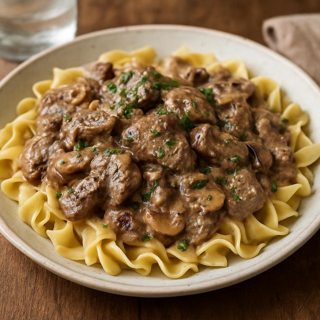 Entree: Canada – Yukon – Elk Stroganoff recipe
