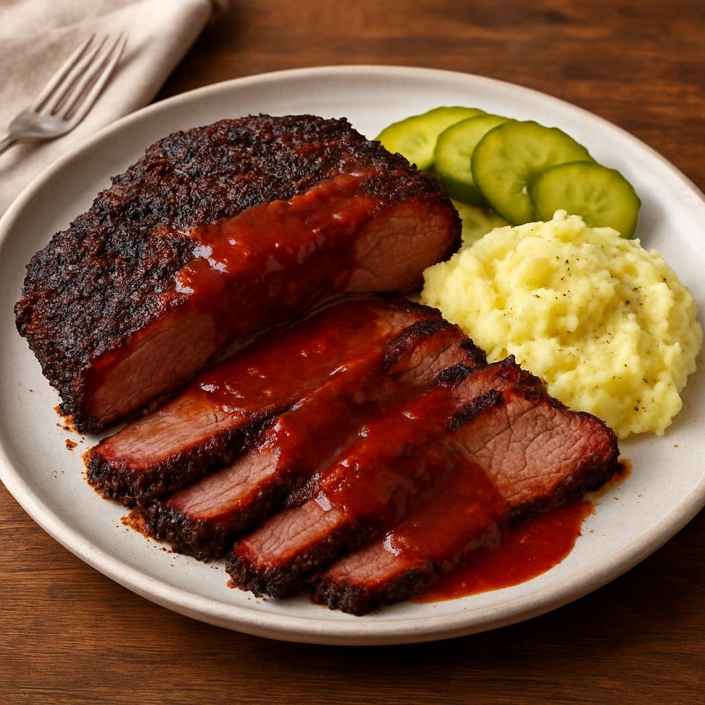 Entree: United States – Oklahoma – Oklahoma Barbecue Brisket recipe