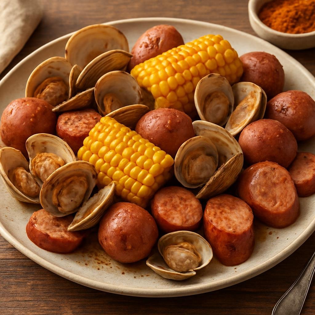 Entree: United States – Delaware (Mid-Atlantic United States) – Delaware Clam Bake recipe