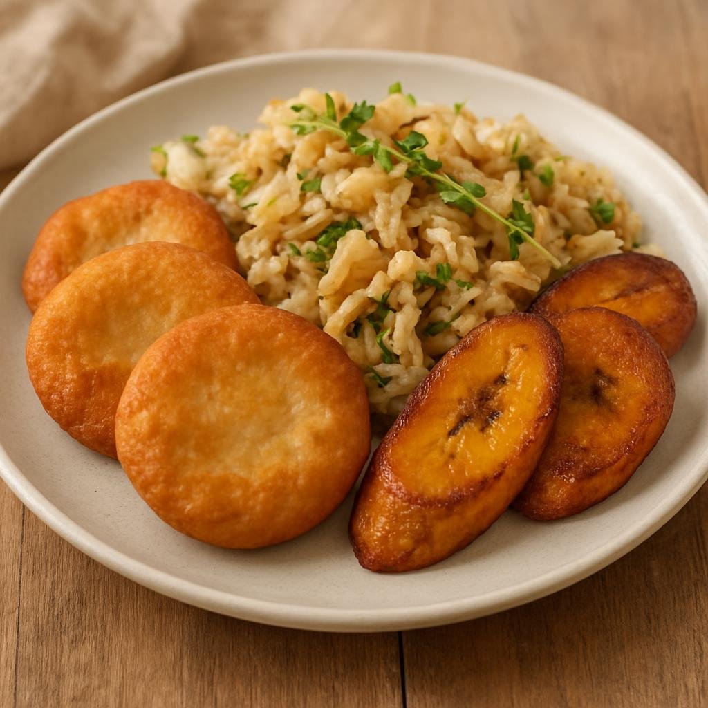 Entree: United States – U.S. Virgin Islands, Caribbean United States Territories – Johnny Cake and Saltfish recipe