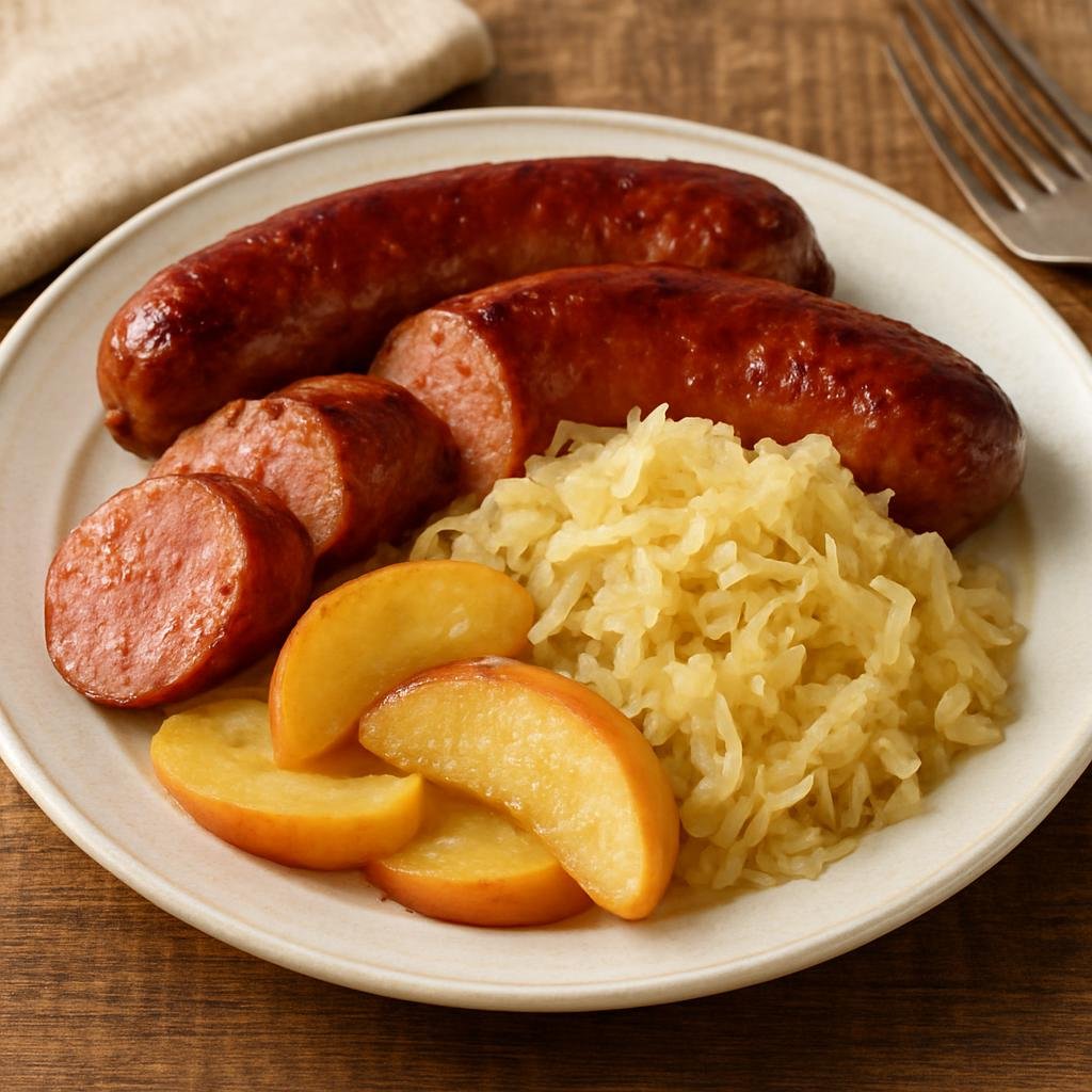 Entree: United States – Great Lakes United States (Michigan) – Michigan Smoked Sausage recipe