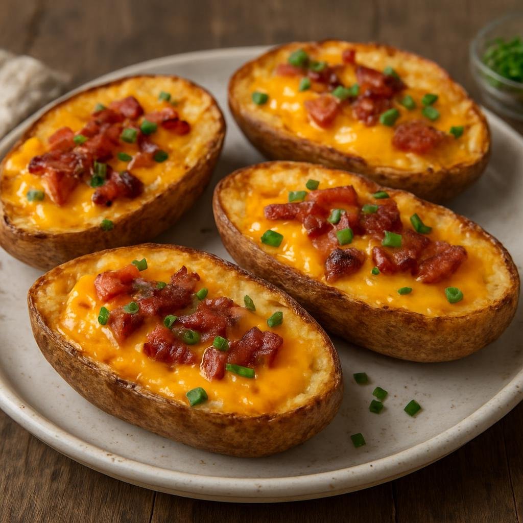 Appetizer: United States – Idaho / Pacific Northwest – Idaho Potato Skins recipe