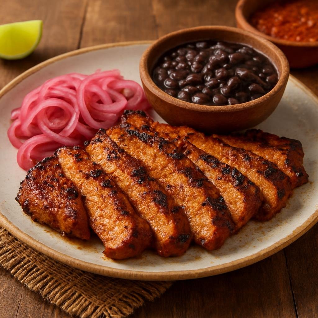 Entree: Mexico – Yucatan Peninsula, Mexico – Poc Chuc (Grilled Citrus Pork) recipe