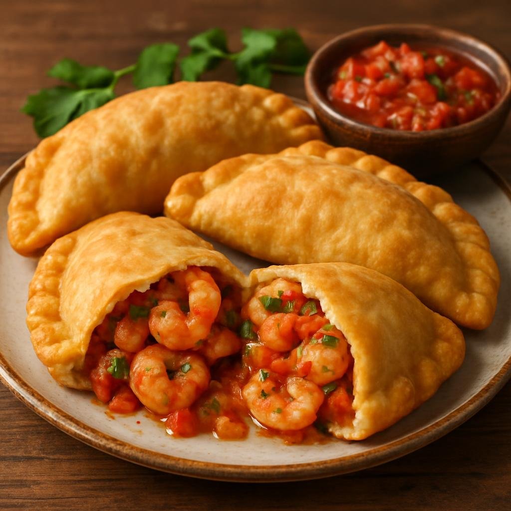 Appetizer: Mexico – Colima, Western Mexico – Empanadas de Camarón recipe