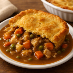 Entree: United States – Turkey Pot Pie with Brown Beef Gravy recipe
