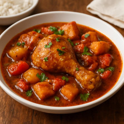 Entree: Puerto Rico – Pollo Guisado (Puerto Rican Stewed Chicken) (Stewed chicken) recipe