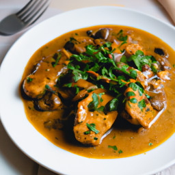 Entree: Italy – Sicily – Vegan Chicken Marsala recipe