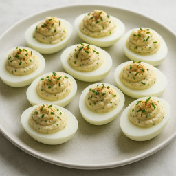 Appetizer: United States – Horseradish Cream Deviled Eggs