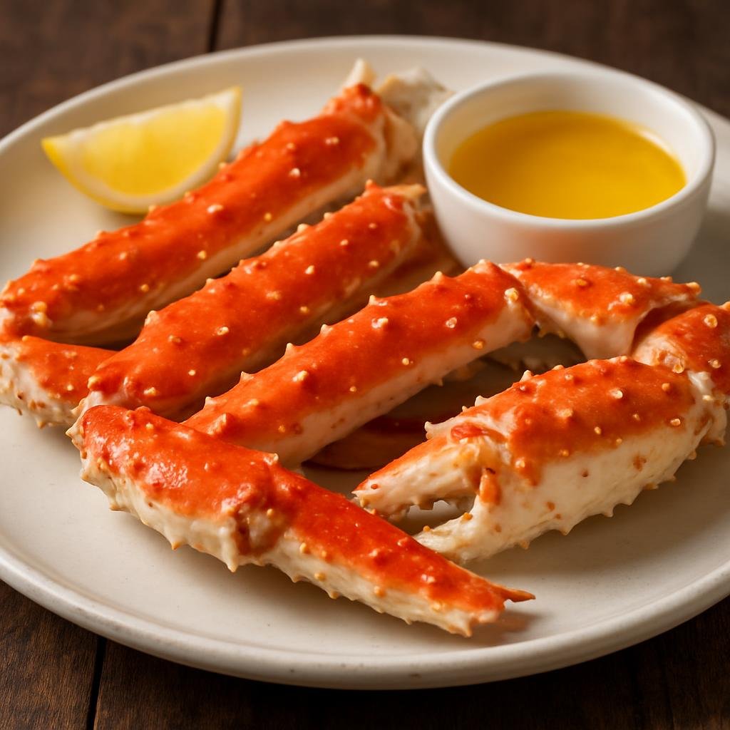 Entree: United States – Alaska – Alaskan King Crab Legs with Garlic Lemon Butter recipe