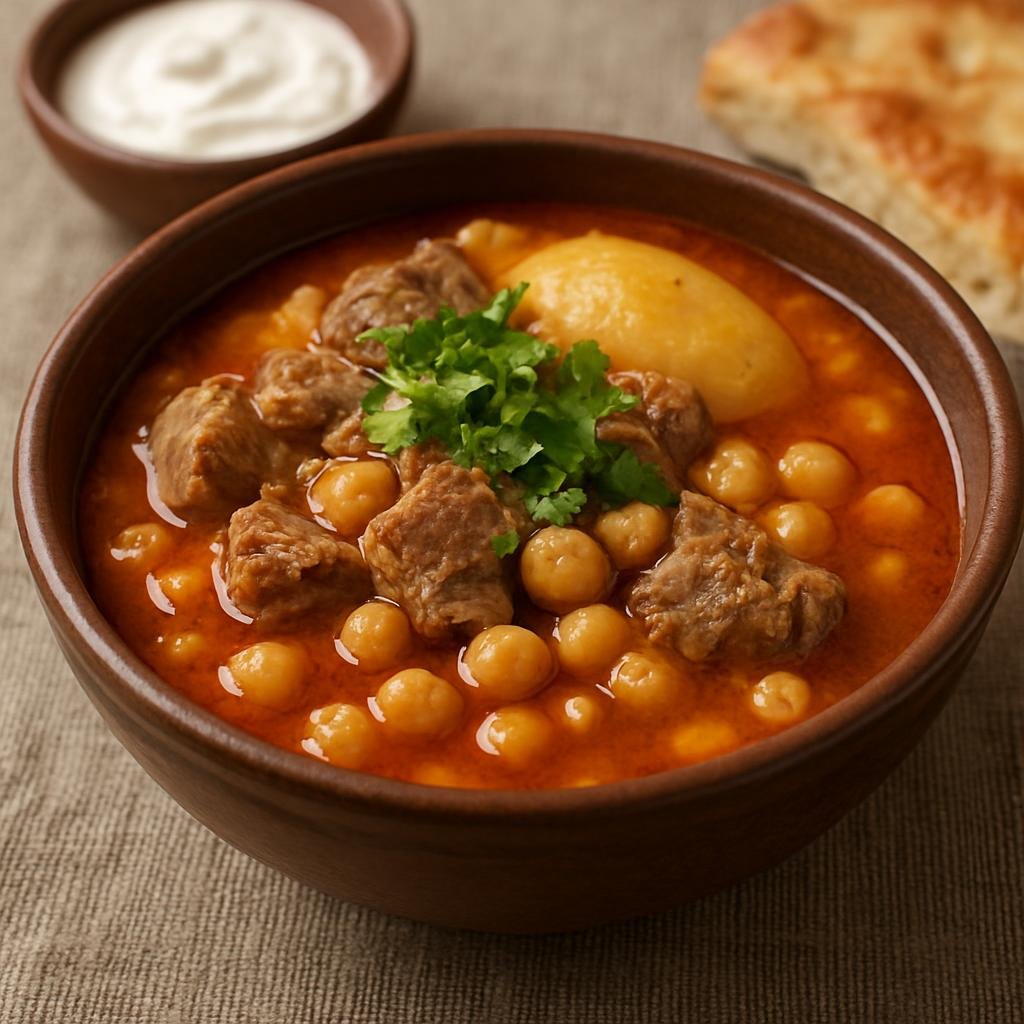 Entree: Azerbaijan – Azeri Northwest – Piti (Lamb and Chickpea Stew) recipe