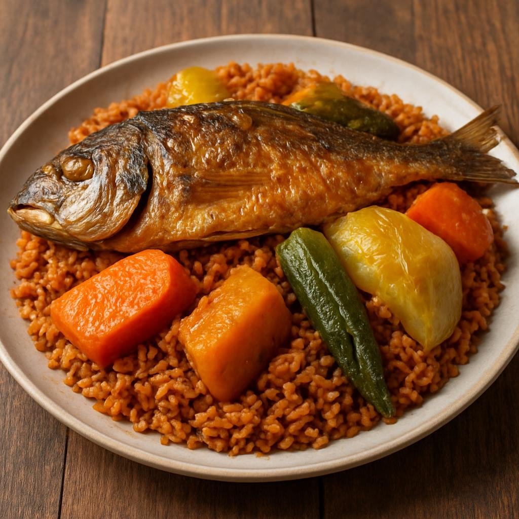 Entree: Mauritania – National Cuisine – Ceebu Jën (Rice with fish) recipe