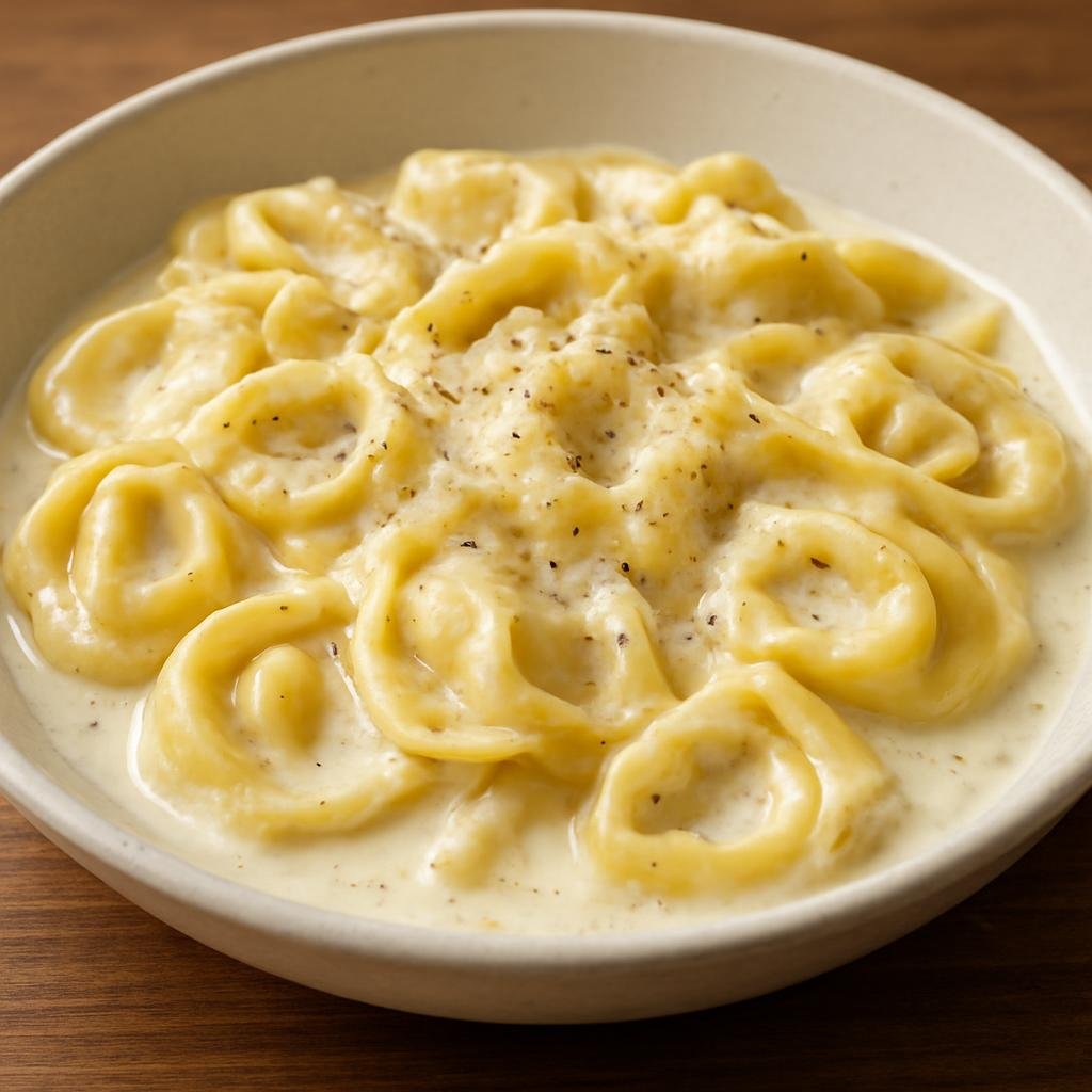 Entree: San Marino – Tortellini alla panna (Tortellini with cream) recipe