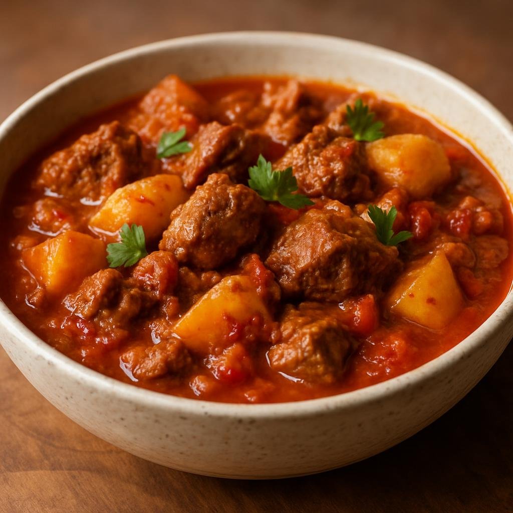 Entree: South Africa – Afrikaner / Boer – Bredie (Mutton stew with tomatoes) recipe