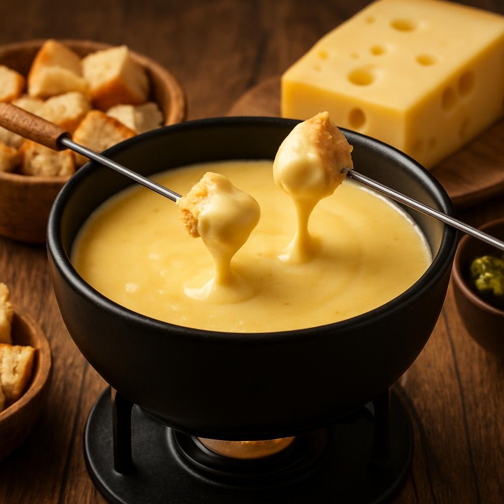 Entree: Switzerland – Alpine Switzerland – Cheese fondue recipe
