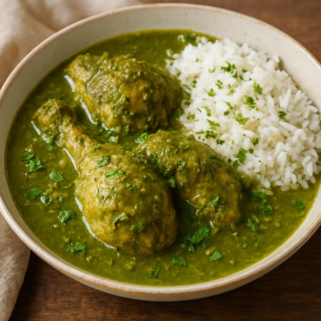 Entree: Guatemala – National Cuisine – Jocón (Green tomatillo-cilantro chicken) recipe