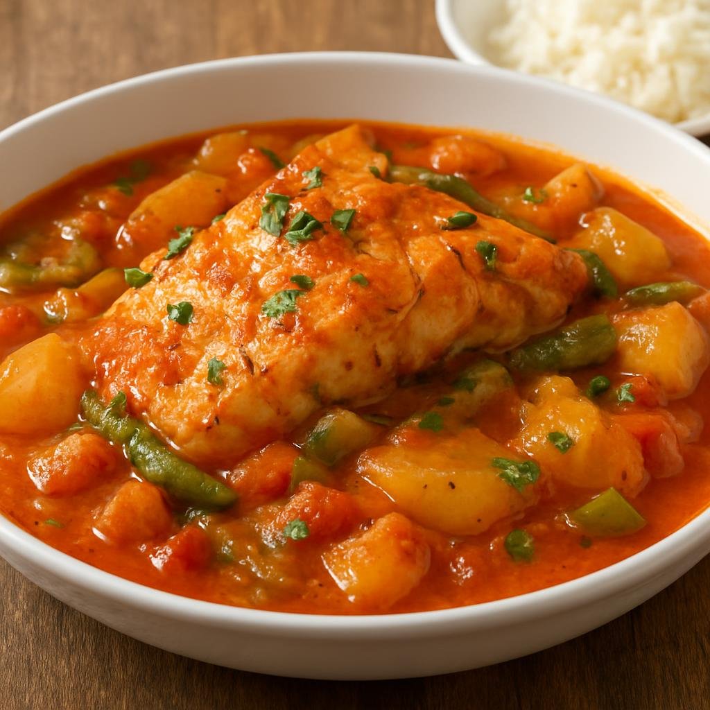 Entree: Bahamas – Bahamian Stew Fish recipe