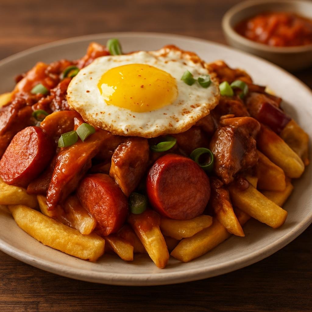 Entree: Bolivia – Pique a lo Macho (Macho-style mixed platter) recipe