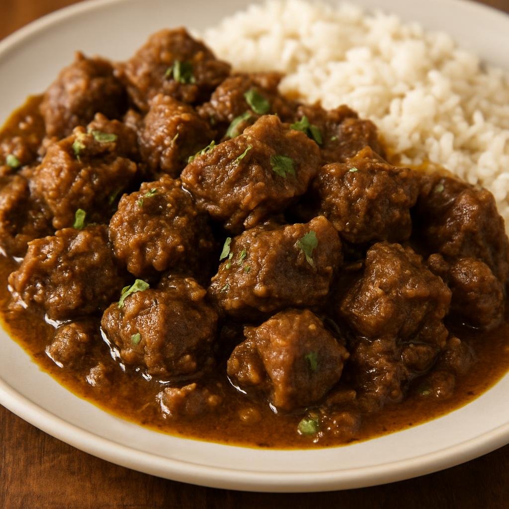 Entree: Cayman Islands – Curry Goat recipe