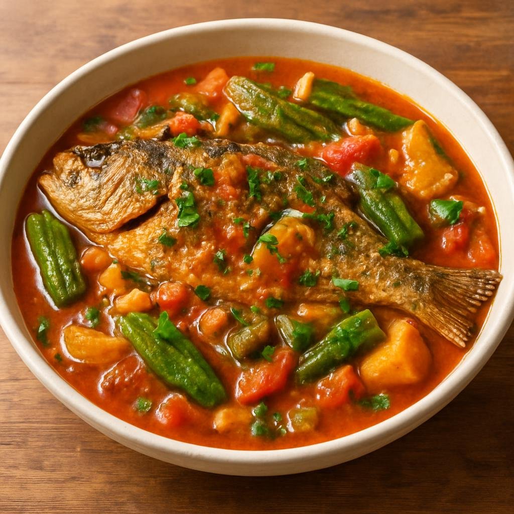 Entree: Chad – Central Culinary Region – Maraîchère (Market-Style Fish Stew) recipe