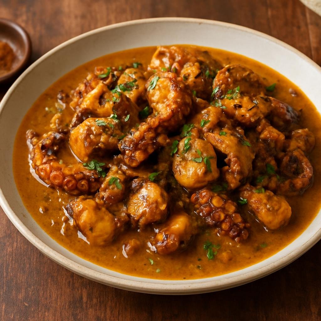Entree: Cook Islands – Central Culinary Region – Curried Octopus recipe