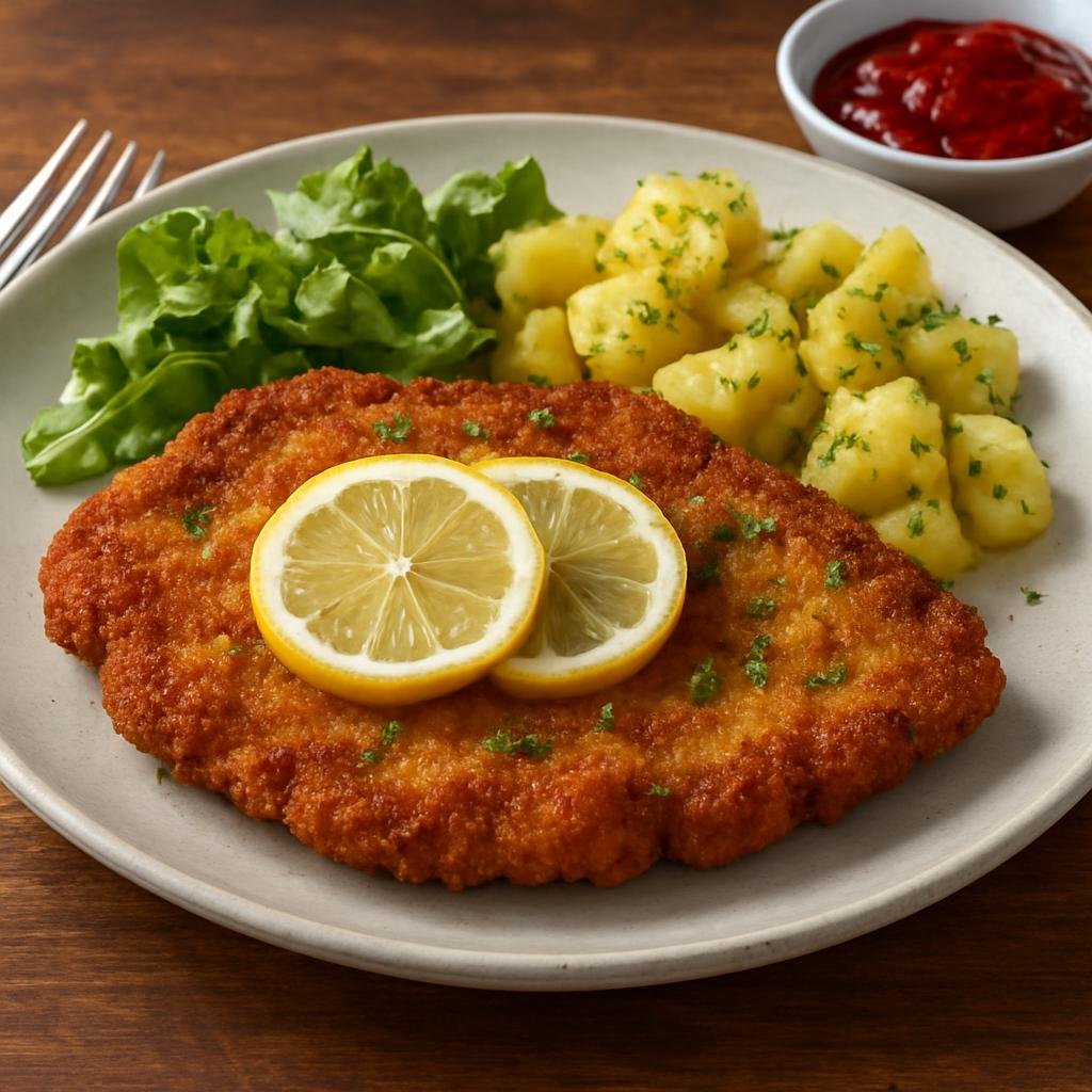Entree: Croatia – Central Culinary Region – Zagrebački odrezak (Zagreb-style breaded cutlet) recipe