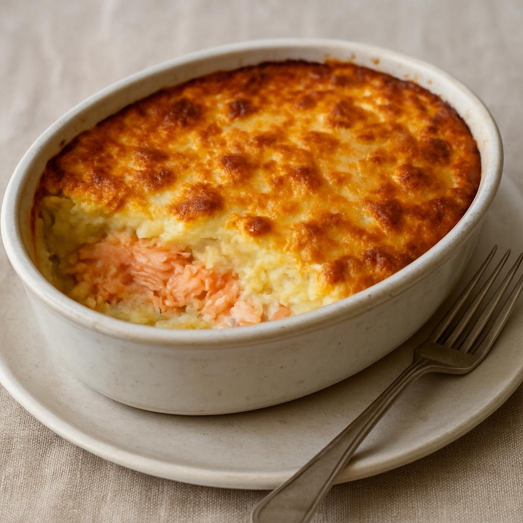 Entree: Åland Islands – Laxpudding (Salmon pudding) recipe