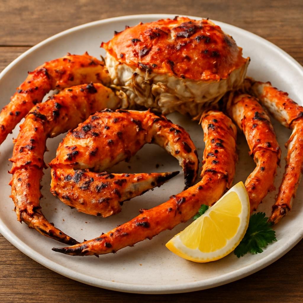Entree: Heard Island and McDonald Islands – Grilled King Crab recipe