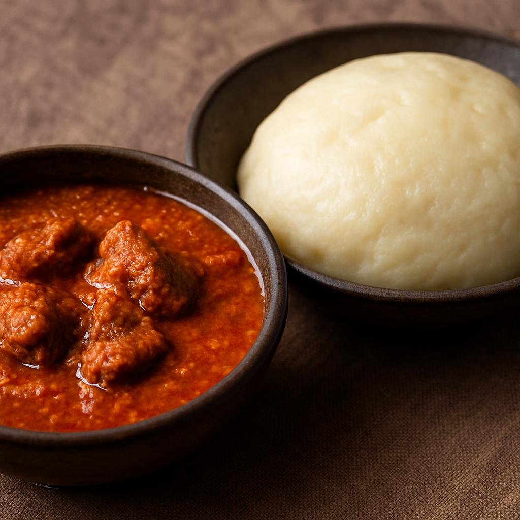 Entree: Niger – Fufu with Sauce recipe
