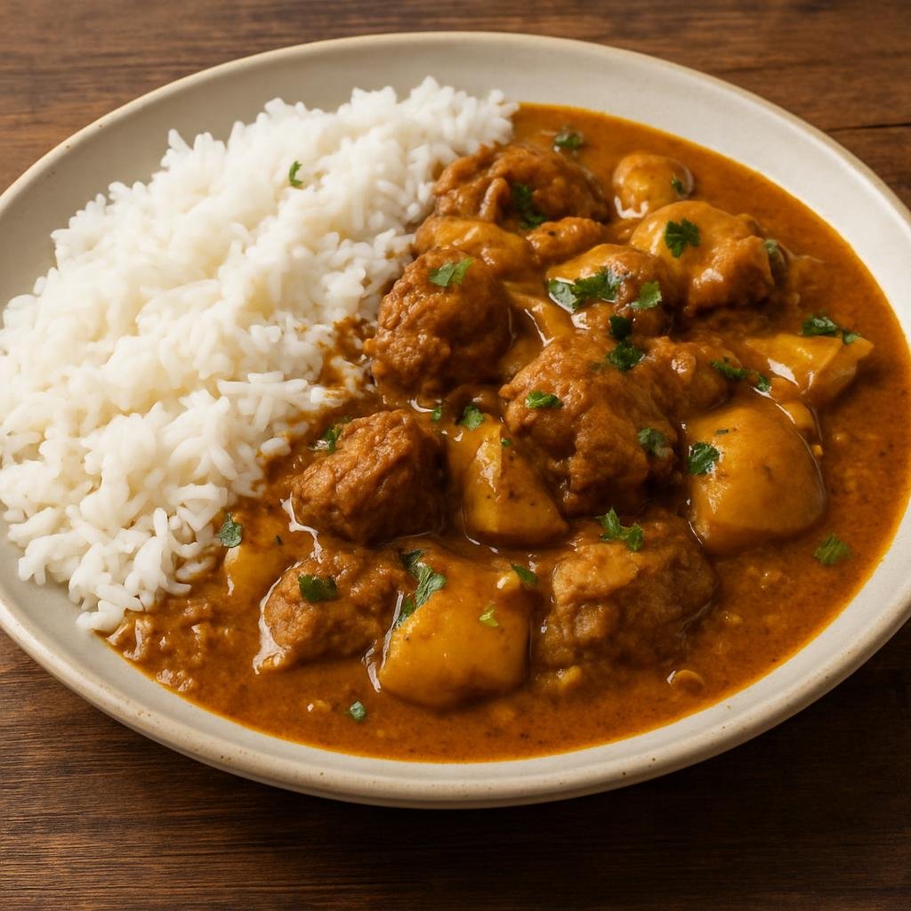 Entree: Saint Helena, Ascension and Tristan da Cunha – Curry and Rice recipe