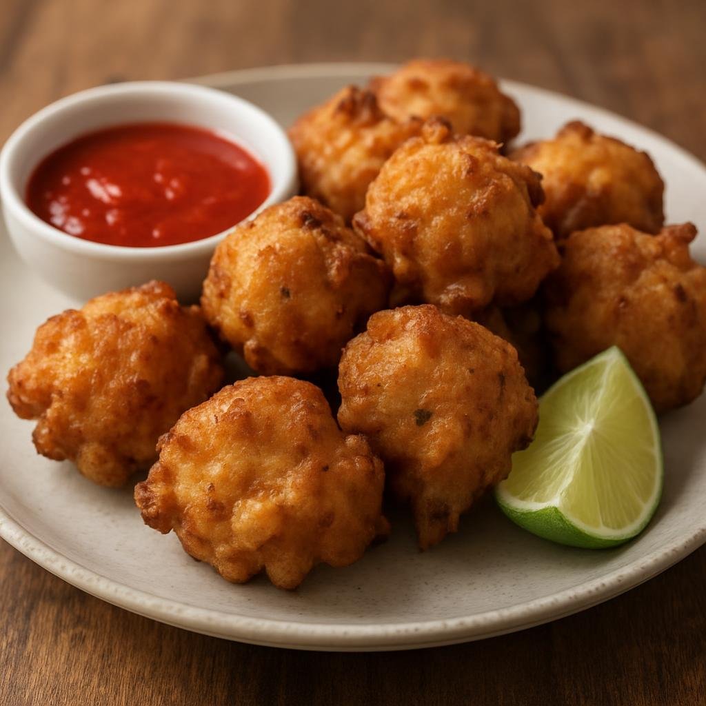 Entree: Saint Martin (French part) – Accras de Morue (Salted cod fritters) recipe