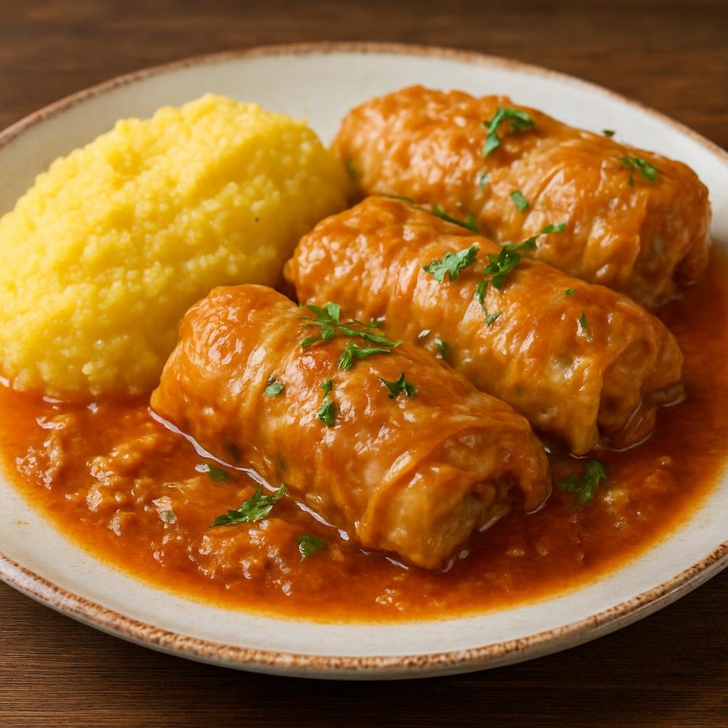 Entree: Romania – Banat – Sarmale (stuffed cabbage rolls) recipe