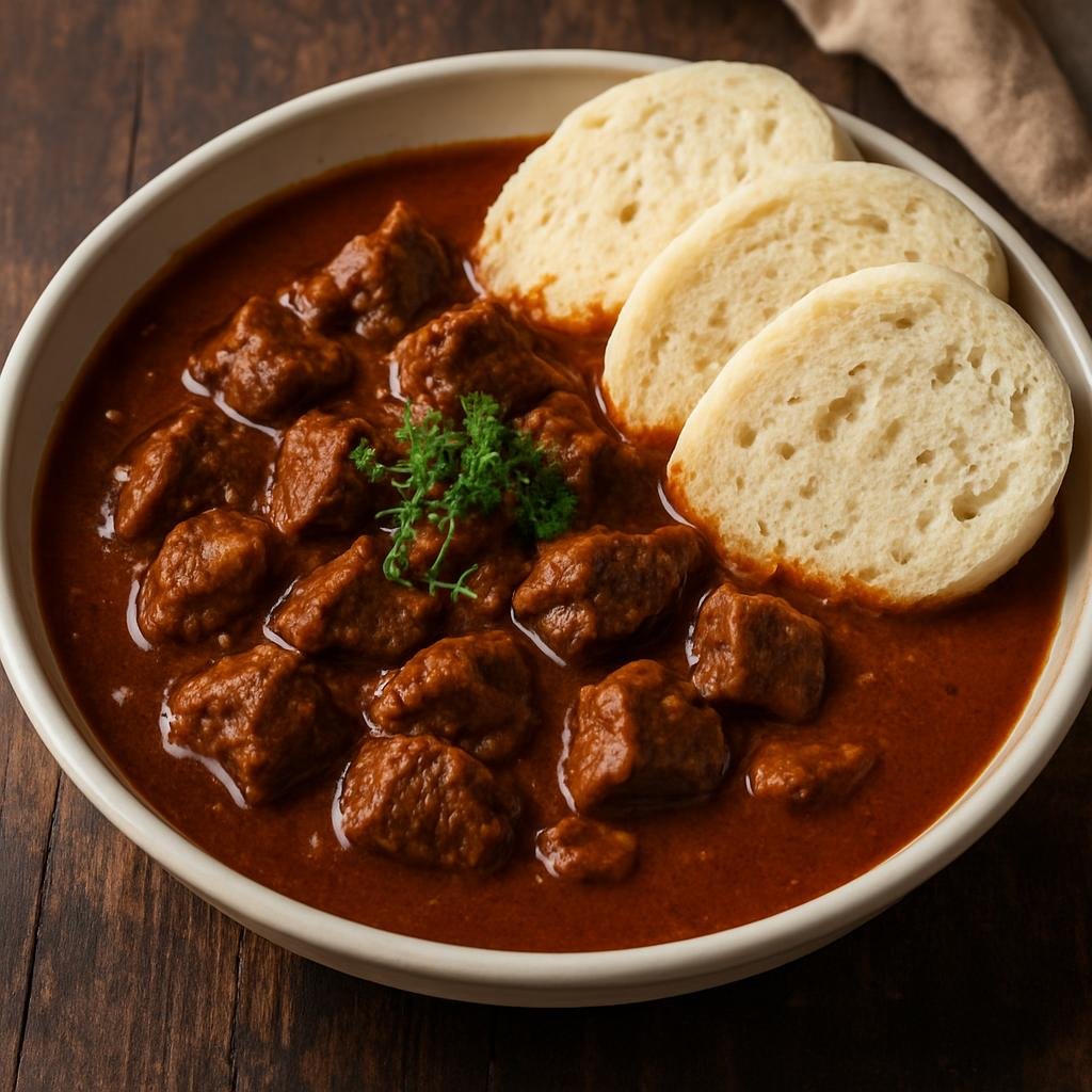 Entree: Czechia – Bohemia – Guláš (Goulash) recipe