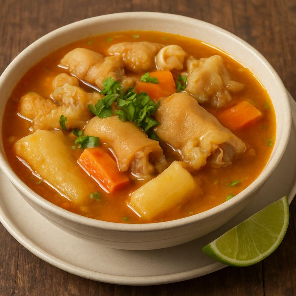 Entree: El Salvador – Central Culinary Region – Sopa de Pata (Cow's-foot Soup) recipe