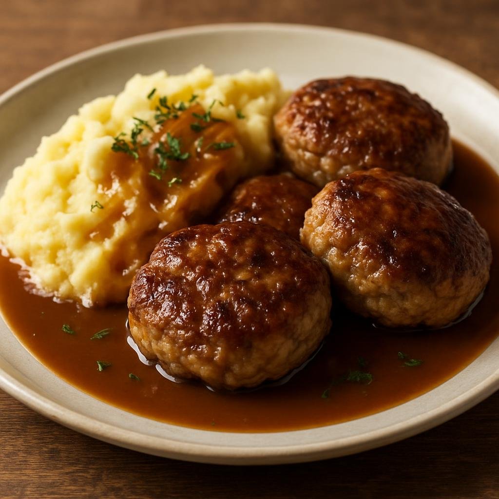 Entree: Norway – Northern Norway – Kjøttkaker (Norwegian meat patties) recipe