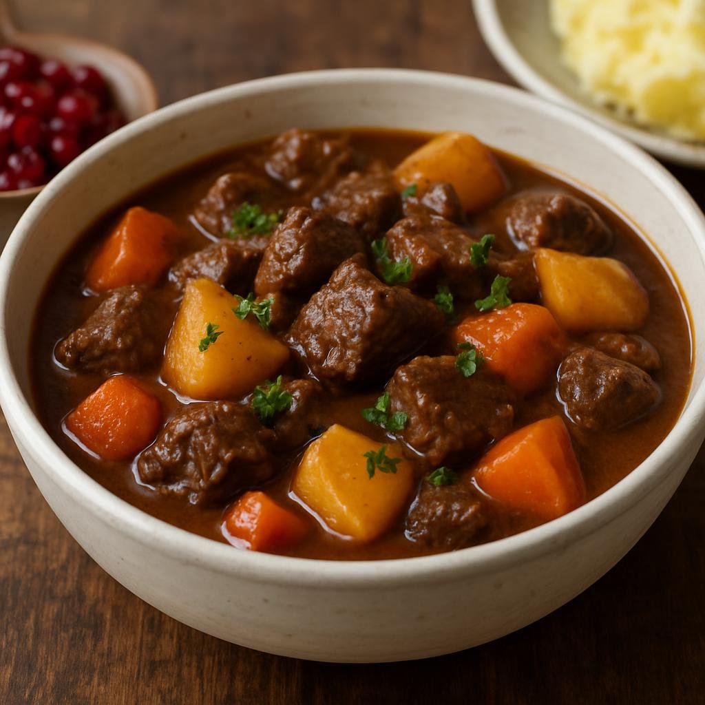 Entree: Sweden – Norrland / North Sweden – Älggryta (Moose stew) recipe