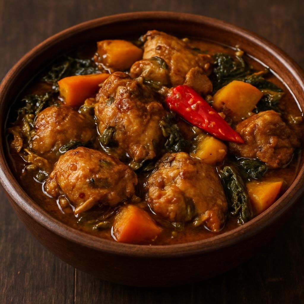 Entree: Guinea – Kedjenou (Slow-braised West African chicken stew cooked in its own juices with vegetables and hot pepper) recipe