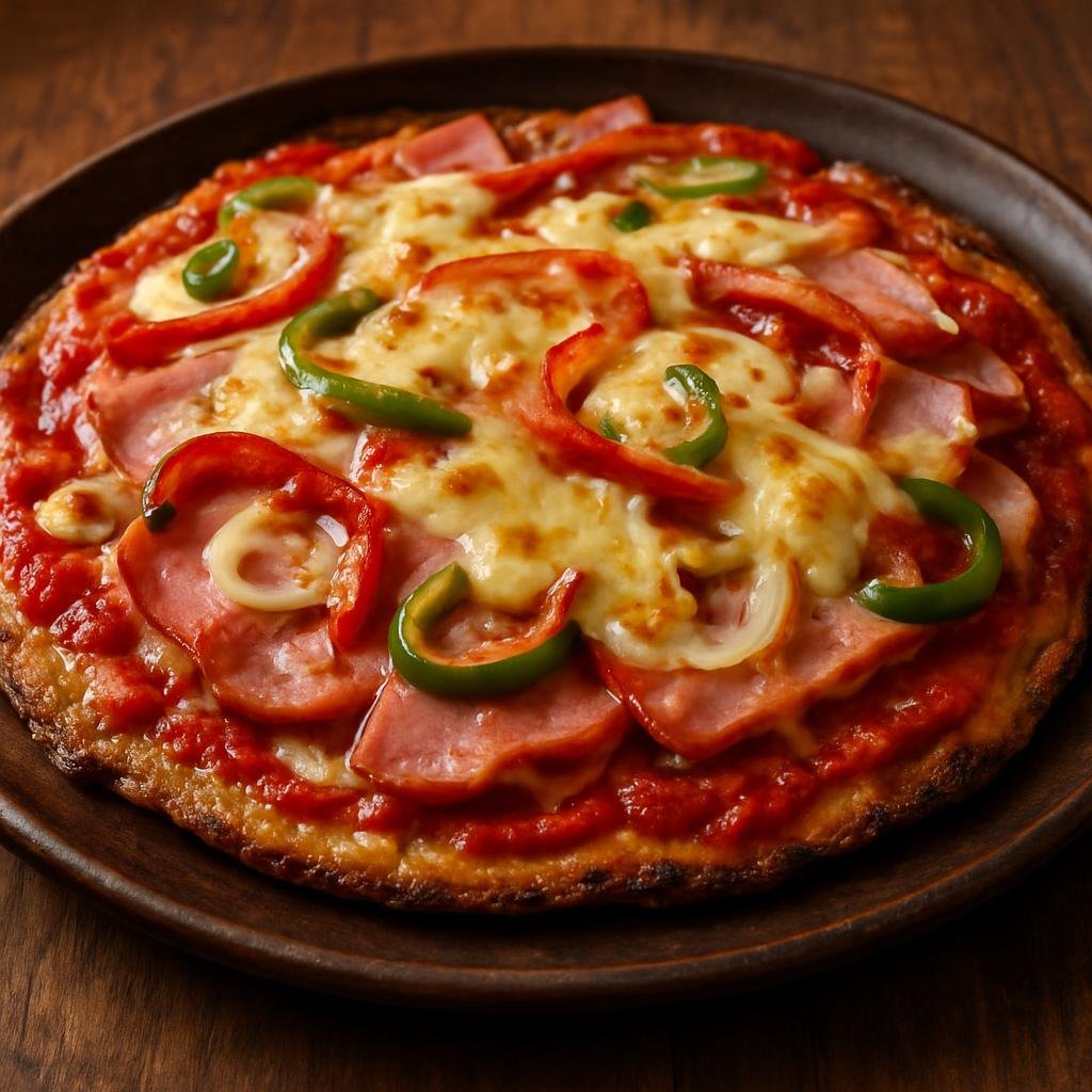 Entree: Argentina – Argentine Asado Belt – Matambre a la Pizza (Thin flank steak cooked and topped like a pizza with tomato sauce, cured ham, vegetables, and melted cheese) recipe