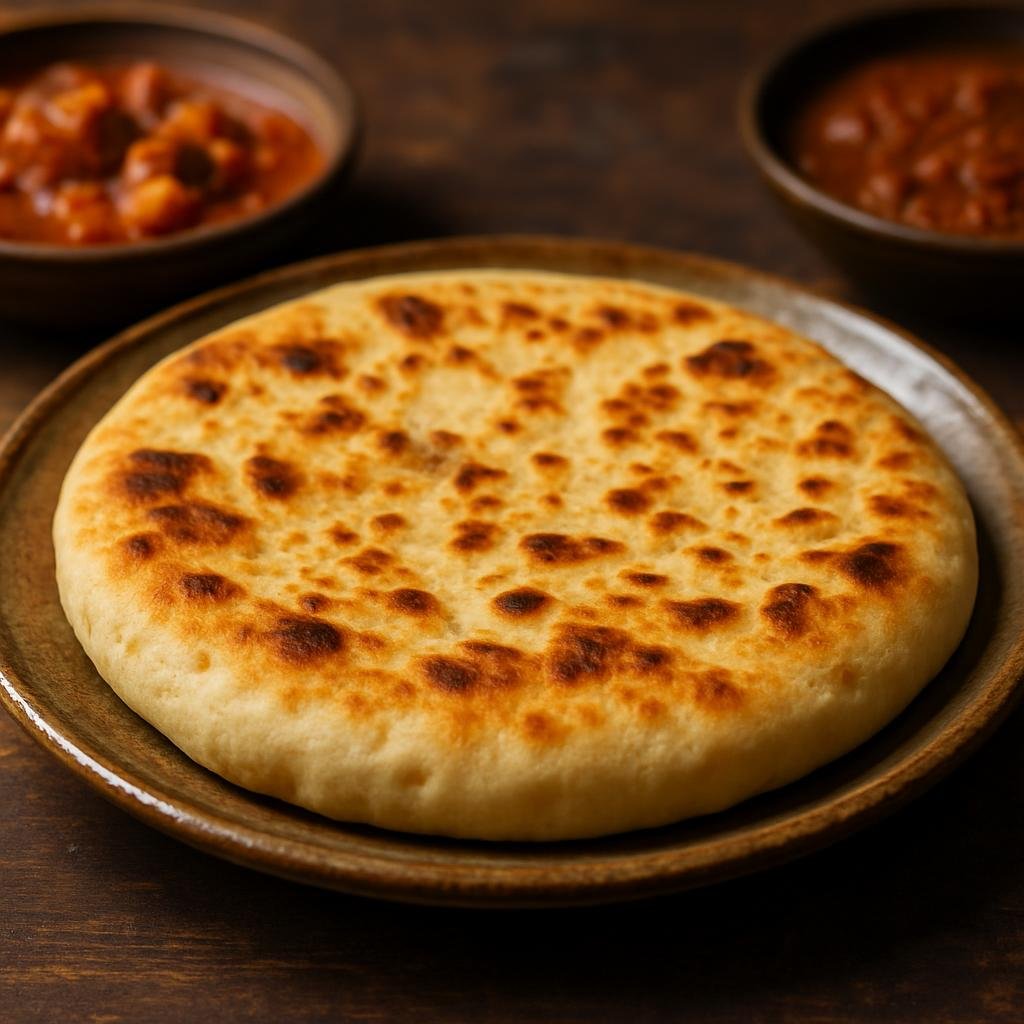 Entree: Sudan – قُرَصَة ➤ Gurasa (Sudanese round leavened flatbread cooked on a griddle and traditionally served with stews) recipe