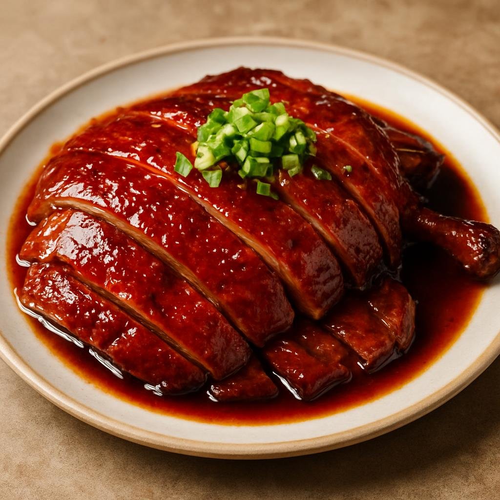 Entree: Macau – Pato de Macau (Macanese roast-braised duck in a sweet-savory soy and spice glaze) recipe