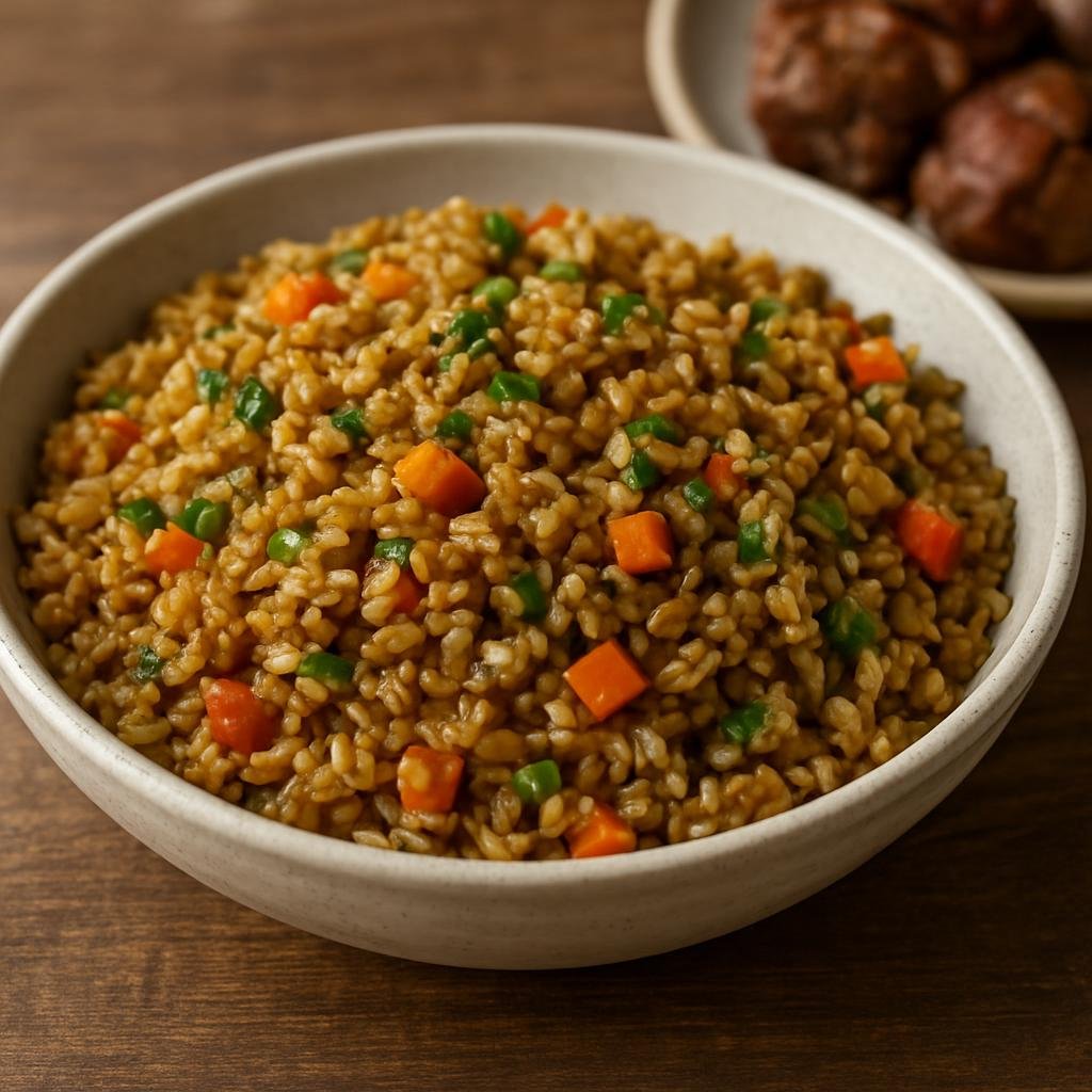 Entree: Jordan – فريكة ➤ freekeh (Smoked green wheat cooked as a nutty, chewy pilaf often served with meat or vegetables) recipe