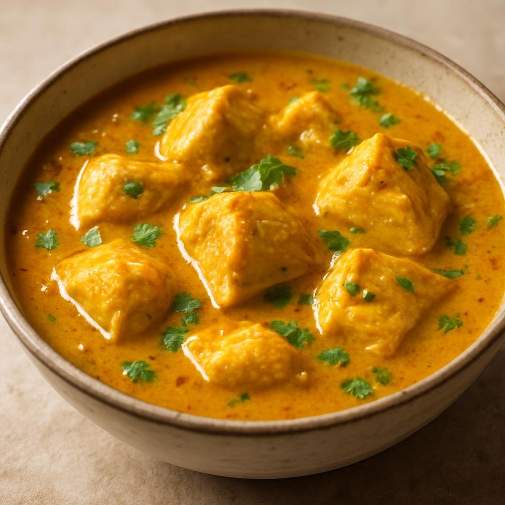 Entree: Cook Islands – Central Culinary Region – Coconut Fish Curry (Firm white fish simmered in a fragrant coconut and curry sauce) recipe