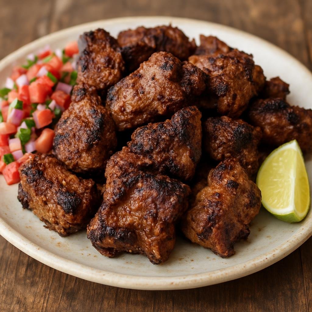 Entree: Kenya – Coastal Swahili Kenya – Nyama Choma (Kenyan-style charcoal-grilled spiced meat, commonly goat or beef) recipe