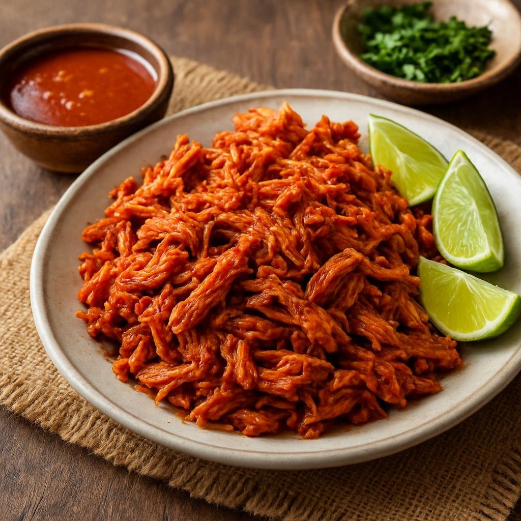 Entree: Mexico – Chiapas – Cochito Chiapaneco (Slow-braised Chiapaneco pork marinated in achiote and citrus, served shredded) recipe