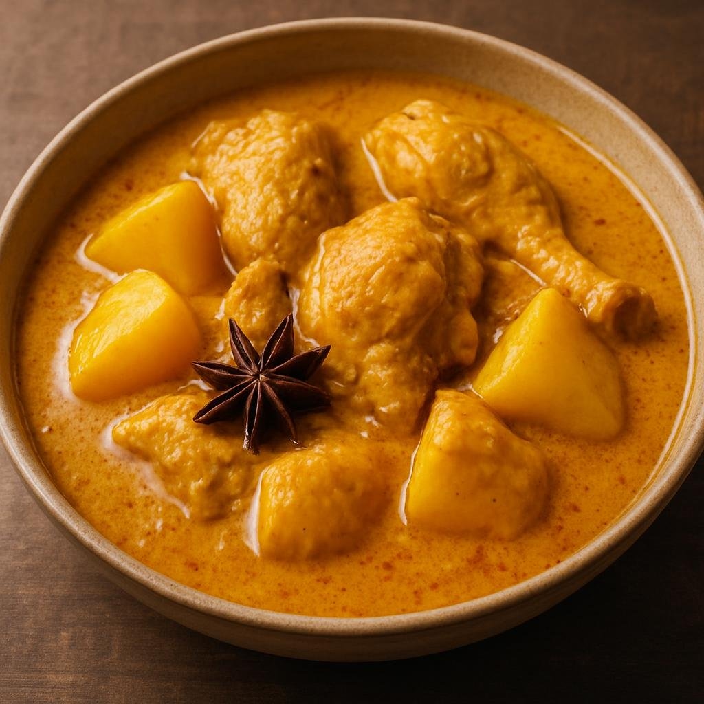 Entree: Brunei – Kari Ayam (Bruneian-style coconut milk chicken curry with warm spices and potatoes) recipe