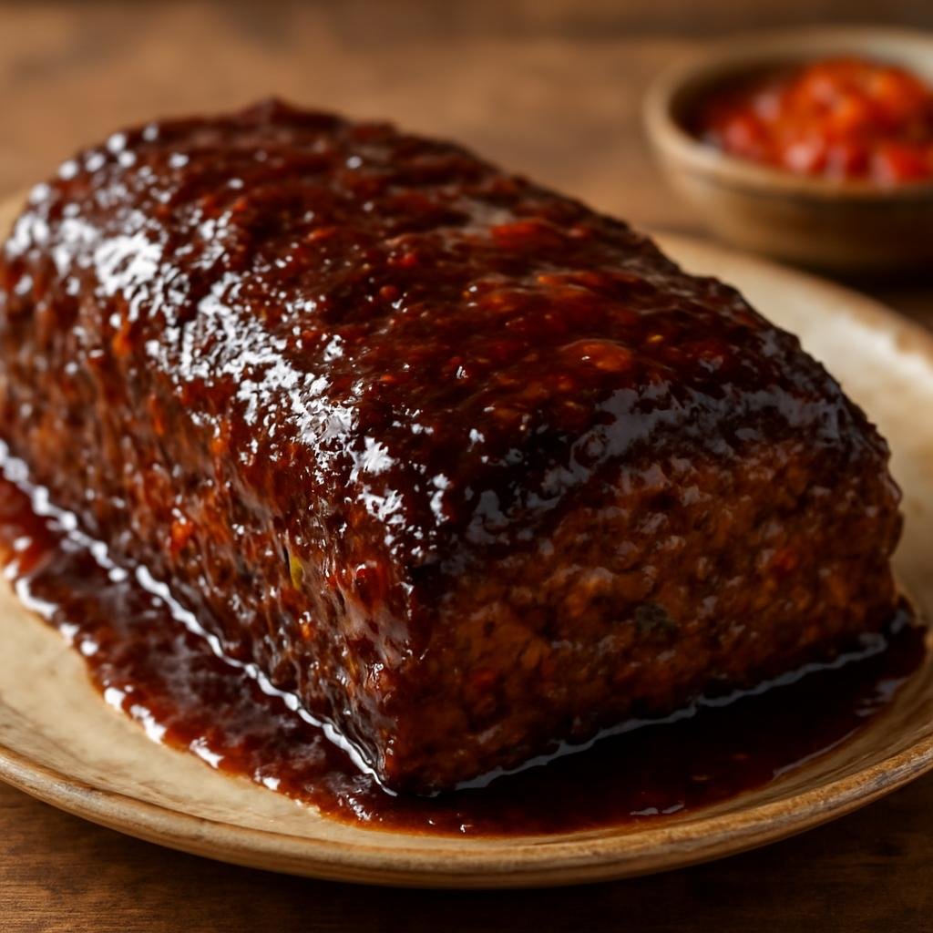 Entree: Curacao – Central Culinary Region – Bolo Pretu (Hearty Curaçaoan seasoned meat loaf glazed with rum-molasses and local sofrito) recipe
