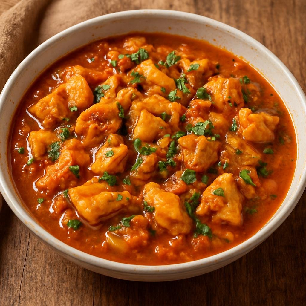 Entree: Saint Barthélemy – Lambi en Sauce (Creole-style stewed conch in a spiced tomato and herb sauce) recipe